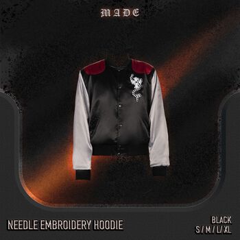 Needle Embroidery Bomber
