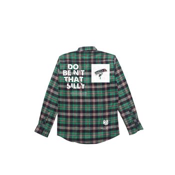 Áo Khoác Caro Flannel Dont Be Xanh Lá
