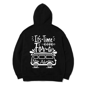 Áo khoác hoodie zip chống nắng chữ typo adventure - KATH26022103
