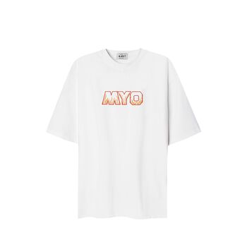 Áo Thun Thêu MYO Lửa White