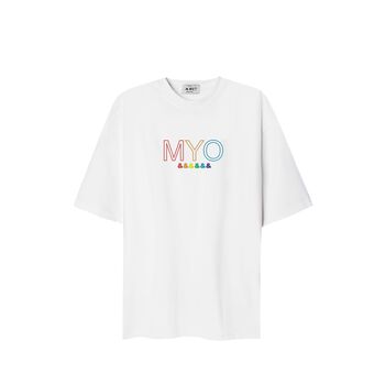 Áo Thun Thêu MYO Lục Sắc #1 White