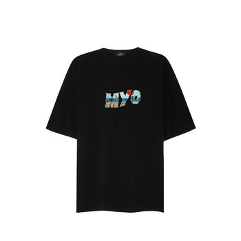 Áo Thun Thêu Summer Black