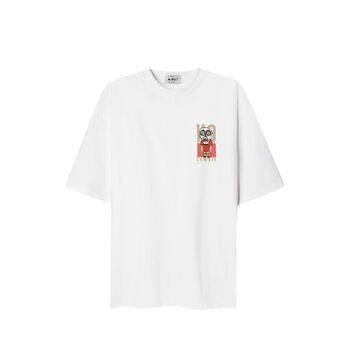 Áo Thun Thêu Zombie White