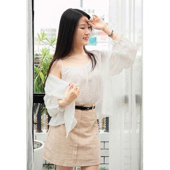 Set Áo Dây + Cardigan Thắt Chéo ENVYLOOK Duet Cardigan Set