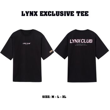LYNX EXCLUSIVE TEE BLACK - PINK GRAPHIC