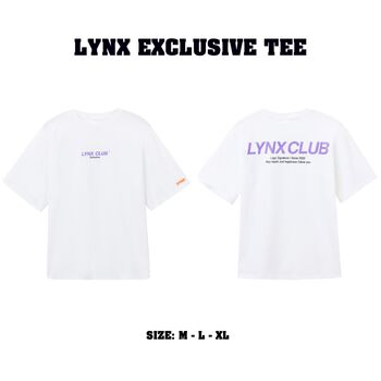 LYNX EXCLUSIVE TEE - PURPLE GRAPHIC
