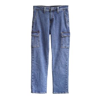 Relax Jeans Cargo - MID BLUE