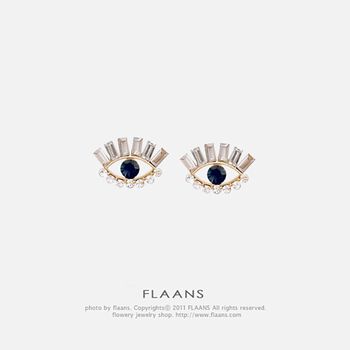 Hoa Tai FLAANS Gold Bling Evileye E