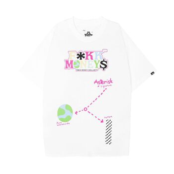 FM$ ATERISK Tee - WHITE