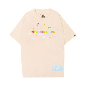 MC CRAYON CUTE GAME Tee - TAN