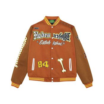 GLORY ROAD BROWN VARSITY JACKET