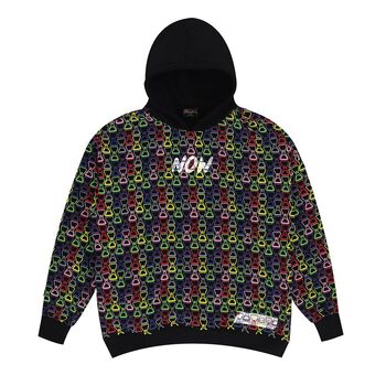 MULTICOLOR PUFF PULLOVER HOODIE