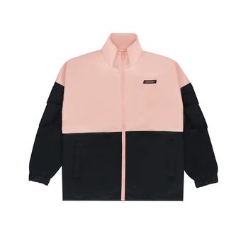 2-TONE ZIP JACKET - PINK/BLACK