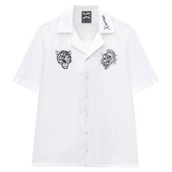 Dynasty Shirt - Line Art - White