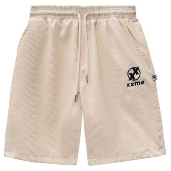 Logo Corduroy Short - Beige