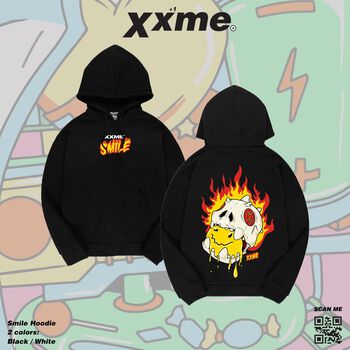 X-RAY RAWR Smile Hoodie - Black