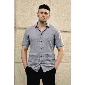 Áo Sơmi Linen Tay Ngắn 2 Túi AW20