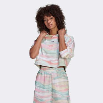 Áo Khoác Originals Nữ Adidas Cropped Hoodie GN4292