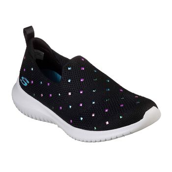Giày Bé Gái Skechers Ultra Flex 81540L-BKMT