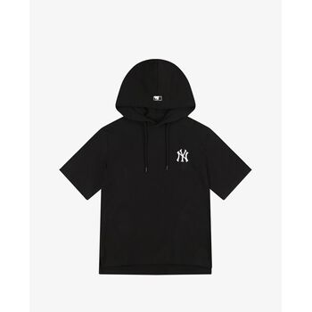 Áo hoodie tay ngắn phối mũ trùm Mega Logo