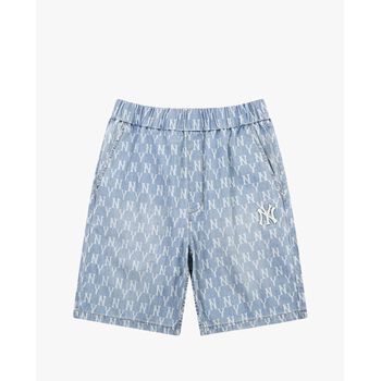 Quần shorts jeans Monogram Print Denim