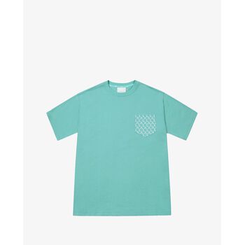 Áo thun cổ tròn ngắn tay Monogram Pocket Over Fit