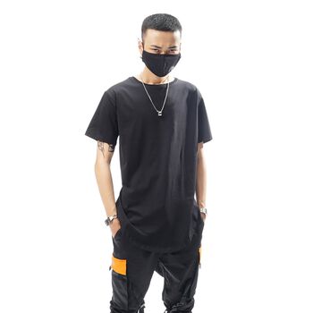 Long Tee Basic Black