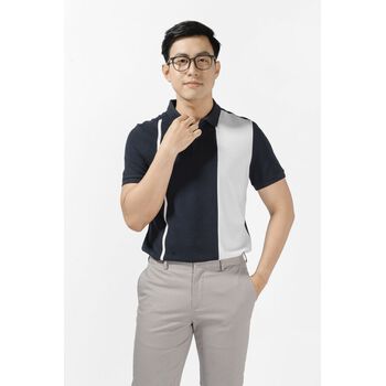 Áo Polo phối rã in sọc. FITTED form - 10S21POL003
