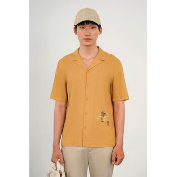 Áo sơ mi ngắn tay, có thêu. REGULAR form - 10S21SHS027