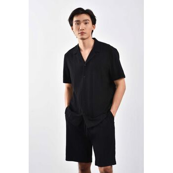 Áo sơ mi tay ngắn, cổ cuba. LOOSE form - 10S21SHS028