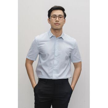 Áo sơ mi tay ngắn, kẻ sọc. REGULAR form - 10S21SHS022