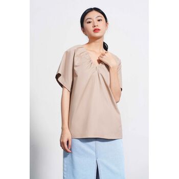 Áo tay dài xẻ sau. - 10S21SHSW005