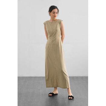 Đầm khoác A xẻ trụ lệch - 10F20DREW019