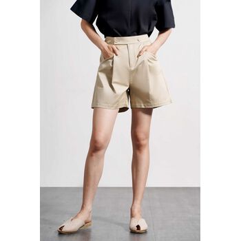 Quần short túi xéo 2 nút. - 10S21PSHW003