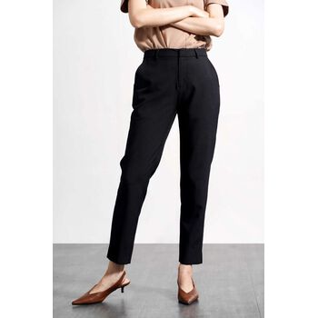 Quần vải xẻ sườn.  - 10F20PFOW006