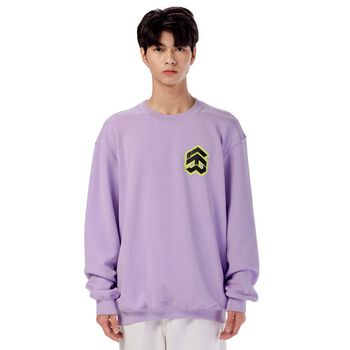 /stroke/ BIG LOGO SQUARE SWEATER™ - PASTEL LILAC