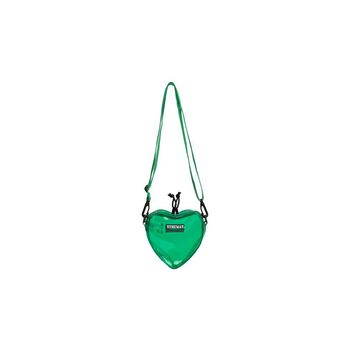 /la femme/ HEART SHOULDER BAG™ - DEEP MINT