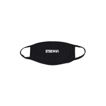 /solid/ LETTER LOGO MASK™ - BLACK