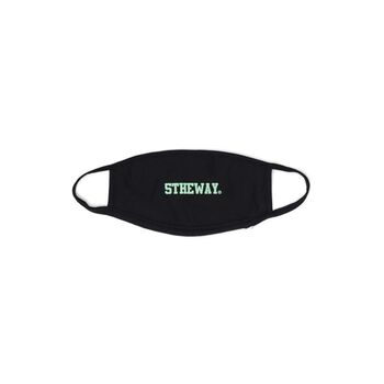 /solid/ LETTER LOGO MASK™ - BLACK MINT