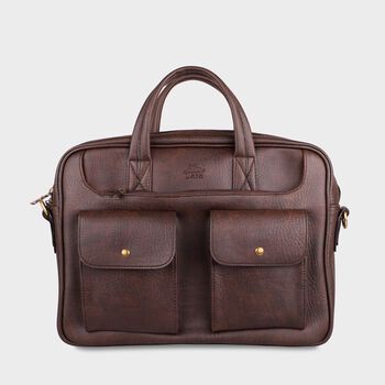 Cặp da nam công sở Lata CA25N màu nâu