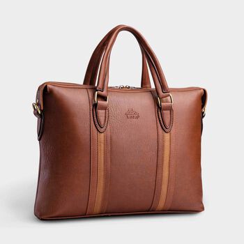 Cặp da công sở Lata CA14BD màu bò đậm