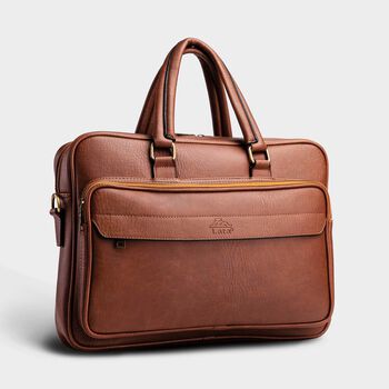 Cặp da công sở Lata CA26BD màu bò đậm