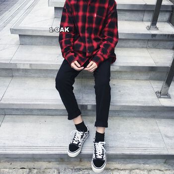 FLANNEL RED