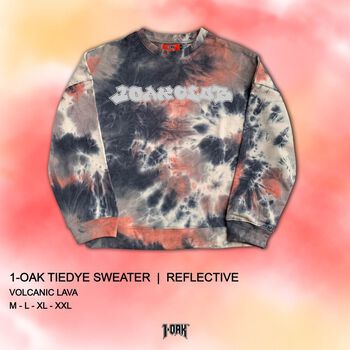 TIEDYE SWEATER - VOLCANIC LAVA