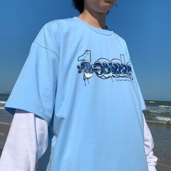 BASIC TEE - BABY BLUE
