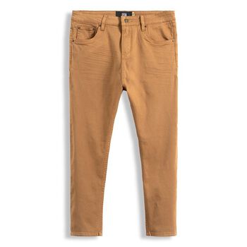 Quần Jean Trơn Wash Slim-fit