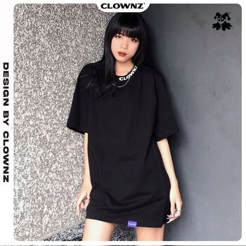 [FULLTAG CHÍNH HÃNG] Áo thun tay lỡ unisex ClownZ basic T-shirt V1 trơn form rộng, chất cotton