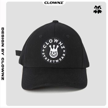[FULLTAG CHÍNH HÃNG] Mũ lưỡi trai đen unisex Clownz Original Smile Face Cap V1