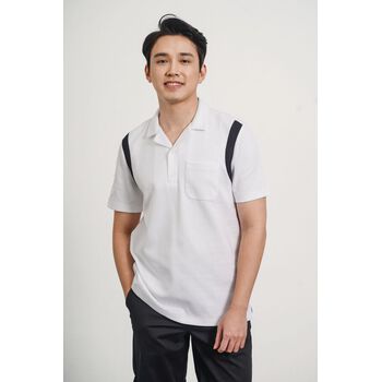 Áo Polo phối nách, túi ngực trước. REGULAR form - 10S21POL018
