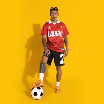 [FULLTAG CHÍNH HÃNG] Áo bóng đá unisex ClownZ Checker Board Soccer Jerseys màu đỏ